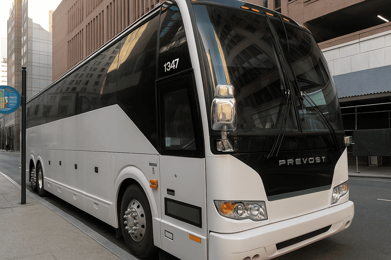 a Wheaton Charter Bus coach bus