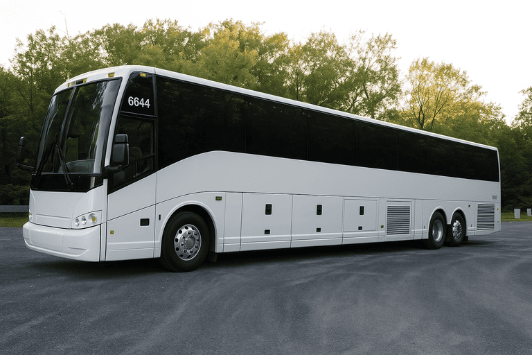 exterior of Wheaton Charter Bus coach bus